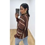 Blusa Dominique Marrom
