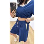 Conjunto Adriana Azul Marinho