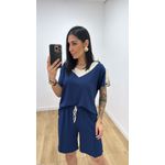 Conjunto Adriana Azul Marinho