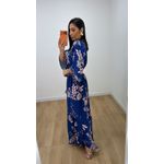 Vestido Talita Estampado 5 Azul