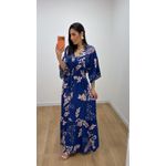 Vestido Talita Estampado 5 Azul
