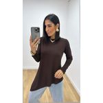 Blusa Ponta Marrom