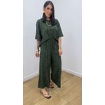Conjunto Juliana Estampado Verde Militar 2