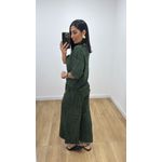 Conjunto Juliana Estampado Verde Militar 2