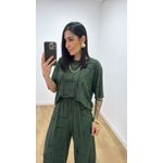 Conjunto Juliana Estampado Verde Militar 2