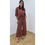 Conjunto Juliana Estampado Marrom 2