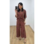 Conjunto Juliana Estampado Marrom 2