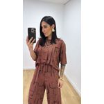 Conjunto Juliana Estampado Marrom 2