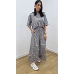 Conjunto Juliana Estampado Cinza 2