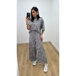Conjunto Juliana Estampado Cinza 2