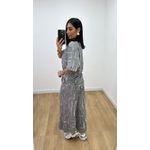 Conjunto Juliana Estampado Cinza 2