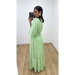 Vestido Talita Poá Verde Bebê