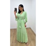 Vestido Talita Poá Verde Bebê