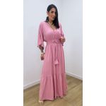 Vestido Talita Poá Rose