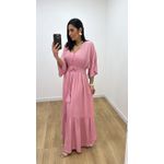 Vestido Talita Poá Rose