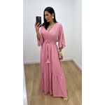 Vestido Talita Poá Rose