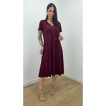 Vestido Norma Vinho