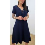 Vestido Norma Azul Marinho