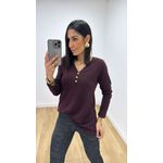 Blusa Flóra Marrom