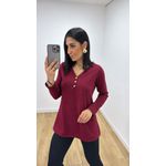 Blusa Flóra Vinho