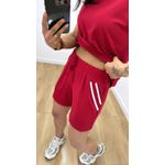 Conjunto Short Nívea Vermelho