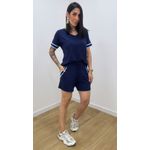 Conjunto Short Nívea Azul Marinho