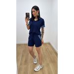 Conjunto Short Nívea Azul Marinho