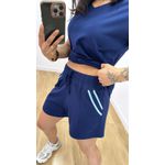 Conjunto Short Nívea Azul Marinho