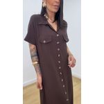 Vestido Jordana Marrom