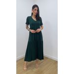 Vestido Sara Verde Folha