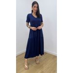 Vestido Sara Azul Marinho