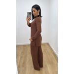 Conjunto Verônica Marrom