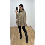 Poncho Mousse Caqui