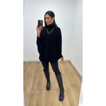 Poncho Mousse Preto