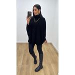 Poncho Mousse Preto
