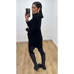 Poncho Mousse Preto