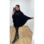 Poncho Mousse Preto
