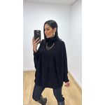 Poncho Mousse Preto