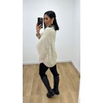 Poncho Mousse Areia