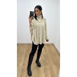 Poncho Mousse Areia