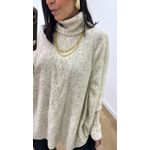 Poncho Mousse Areia