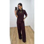 Conjunto Carolina Marrom