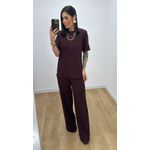 Conjunto Carolina Marrom