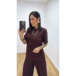 Conjunto Carolina Marrom