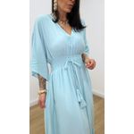 Vestido Talita Liso Azul