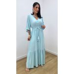 Vestido Talita Liso Azul