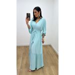 Vestido Talita Liso Azul