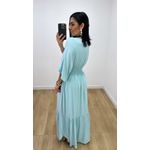 Vestido Talita Liso Azul