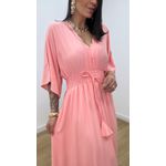 Vestido Talita Liso Pêssego