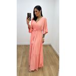 Vestido Talita Liso Pêssego